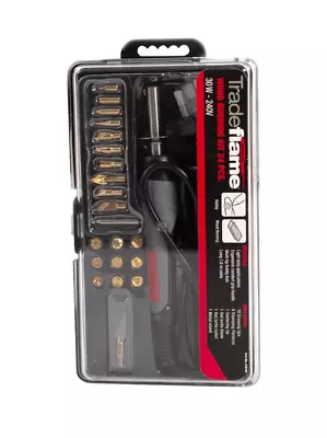 Soldering Iron - Wood Burning Kit 22pc TradeFlame 218145 • $52.99