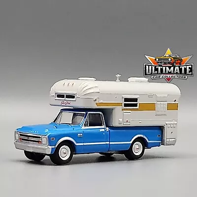 1968 68 Chevrolet C10 Cheyenne W/ Camper Collectible 1/64 Scale Collector Car • $19.98