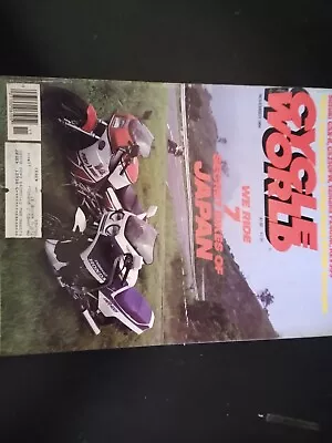 Vintage Motorcycle Magazines With Yamaha Rz 500 Road Tests  • $50