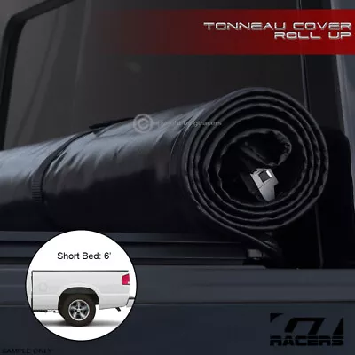 For 1982-1993 Chevy S10/GMC Sonoma 6 Ft Short Bed Lock & Roll Soft Tonneau Cover • $147