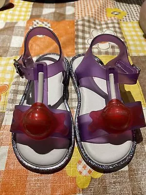 Mini Melissa LOLLIPOP Sandals US Size 9 Toddler • $23