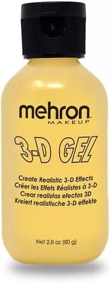 Mehron Makeup 3-D Gel Gelatin Special Effects Makeup Fake Skin For Stage 2 Oz • $18.95