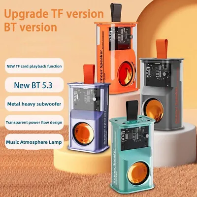Mini Wireless Bluetooth 5.3 TWS Speaker Stereo Sound Bass Portable Speaker LED • $12.92