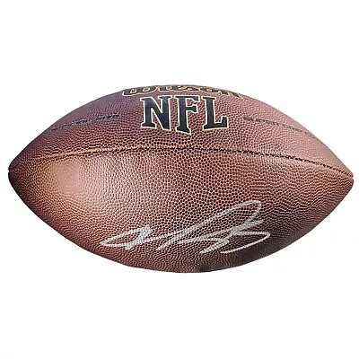 Vernon Davis San Francisco 49ers Signed Football Denver Broncos Autographed BAS • $116.61