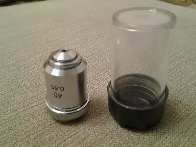 Objective For Microscope 40 X 0.65 Spring Shock Absorber LOMO • $59