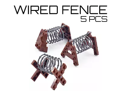 Barbed Wire Fence | Military WW2 Army Equipment | Building Blocks Accessory MOC • $6.90