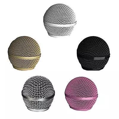 5 Multiple Color Replacement Microphone Grilles For SM58 & Similar Mics • $28.40