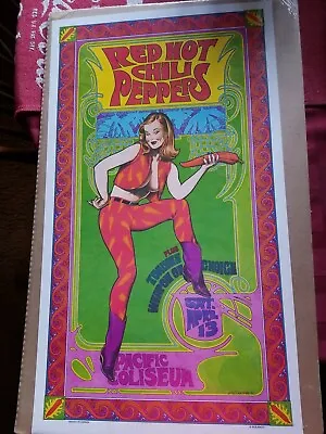 $50 • Buy Red Hot Chili Peppers Concert  Poster  Canada. 