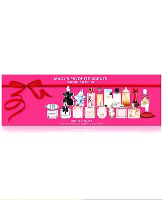 2023 Holiday Macy's 18-Pc. Favorite Scents Sampler Discovery Set For Her • $71.99