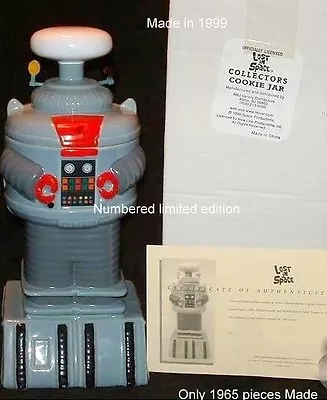 Limited Edition 14  Lost In Space B-9 Robot Collector's Cookie Jar  Made In 1999 • $69