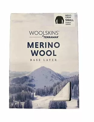 Terramar Woolskins 2.0 Base Layer Top - UPF 50 Merino Wool Long Sleeve • $50