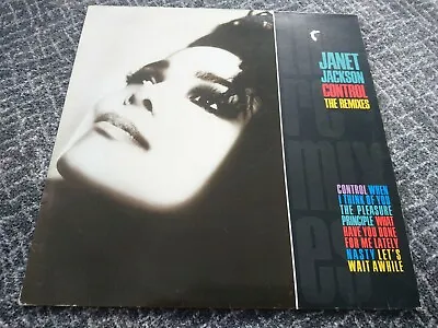 Janet Jackson Control The Remixes Vinyl Record Album 12  Remix LP MIXLP1  • £9.99