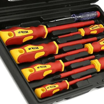 Hilka Slotted Phillips Cross Head VDE 1000v Insulated Electrical Screw Drivers • £16.69