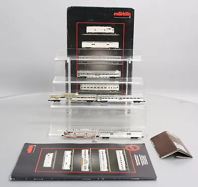 Marklin 8189 Z Scale 50th Anniversary Silver-Plate California Zephyr Train Set • $318.85