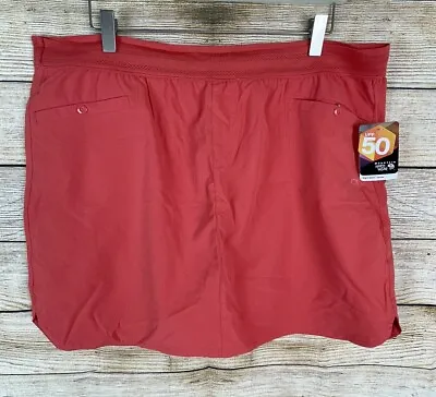 Mountain Hardwear Womens XL Skirt Peach Stretch Right Bank UPF 50 Outdoor $65 • $17.99