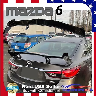 For Mazda 6 Mazda6 GT VIP Style Glossy Black Rear Trunk Spoiler Wing • $129.99