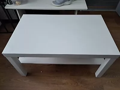 Ikea LACK Coffee White Table 90cm X 55 Cm • £5