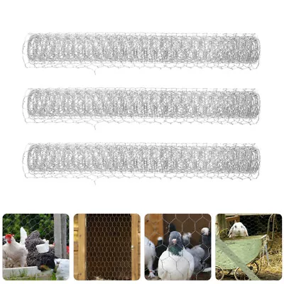  3 Sheets Of Chicken Wire Net DIY Craft Work Hexagonal Wire Net Poultry Netting • £15.25