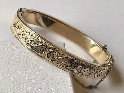 Vintage Victorian Gold Filled Hinged Bracelet R5 • $149