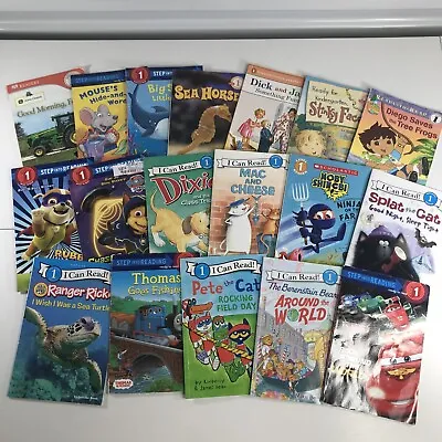 Random Lot Of 10 Level 1 Step Into Reading | I Can Read | Learn To Read FOR BOYS • $15.98