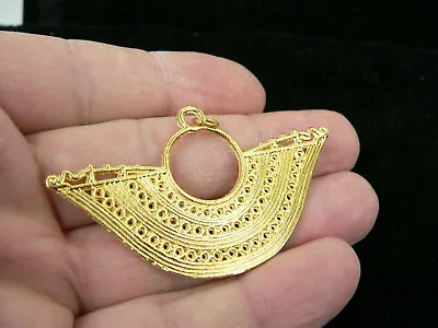 24K Gold Plated Pendant El Dorado Carakas CRESCENT NEW Gold Plated • £7.78