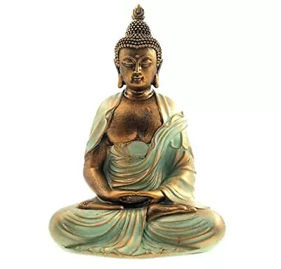 Buddha Statue Buda Gold 7.5  Buddha Statues For Home DecorMeditation Buddah ... • $33.81
