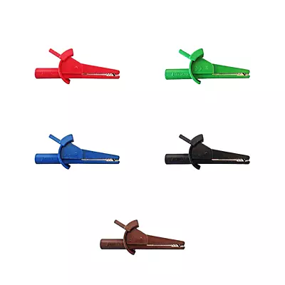 LDM-113 Pack Of 5 1000v Crocodile Clips For Fluke| Metrel| Kewtech Testers • £30