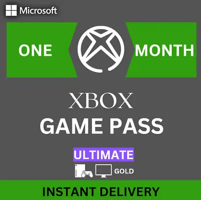 Xbox Game Pass Ultimate Code 1 Month Live Gold - Existing Users - Instant • $14.97