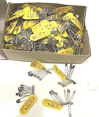 Safety Pins 100 Or 200 Pcs Needles Assorted Small Medium Large  UK SELLER • £2.78