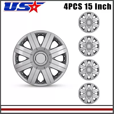 4Pcs 15Inch Universal Wheel Rim Cover Hubcaps Lacquer Rings For Nissan/Toyota • $40.99