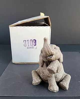 Vintage 1989 THE HERD Elephant PEANUT 3109 Sculpture Figurine By Marty (In Box) • $39.99