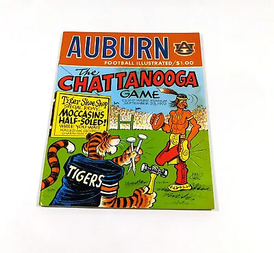 1972 TN Chattanooga At Auburn College Football Program 9-23-72 • $11.99