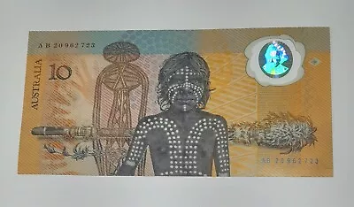 Australia 1988 $10 Ten Dollar Bicentenary Polymer Banknote • $4800