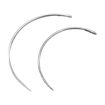 £3.84 • Buy 50 Pcs Curved Upholstery Needle Hand Sewing Curved Needles Sewing