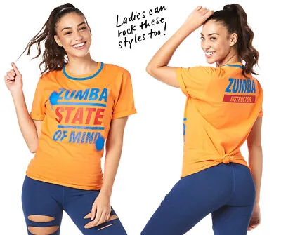 Zumba State Of Mind Instructor Tee Size XS Or S  Orange You Hot  (B141) • £11.11