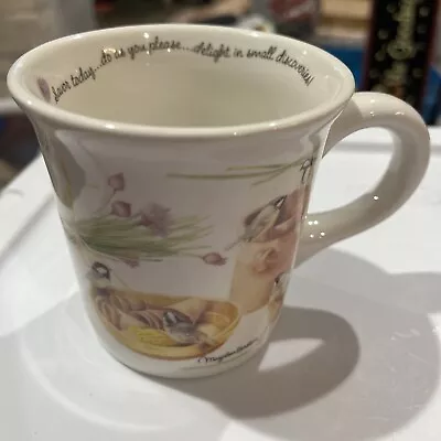 Marjolein Bastin Mug/cup-Beautiful Birds & Saying Inside-Excellent Condition-HTF • $18