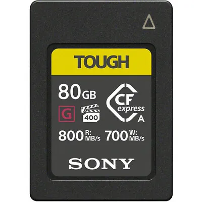 $387.45 • Buy Sony 80GB Tough CFExpress Type A Memory Card
