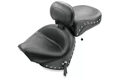 $922.50 • Buy Mustang 79240 Wide Touring Two-Piece Seat With DBR, Studded Fits V-Star 1100