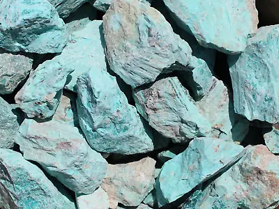 Turquoise From Peru - Rough Rocks For Jewelry Decor Collection -Bulk Wholesale • $67.99
