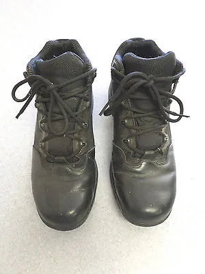 Magnum  M PACT  Black Leather Lace Up 4 In. Boots Men's 13 (eur 46) • $26.95