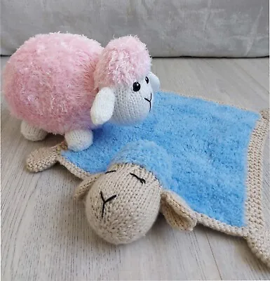 Easter Knitting Pattern Spring Lamb Soft Toy Baby Comfort Blanket Sleepy Sheep • £4