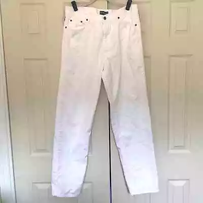 Men’s Basic Equipment White 5 Pocket Straight Leg Jean 34 X 34 • $10