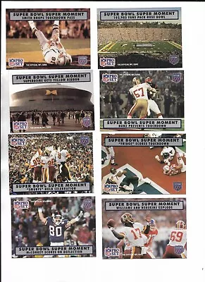 1990 PRO SET Super Bowl XXV PICK-A-CARD Bradshaw Shell Csonka Guy Unitas Landry • $0.99