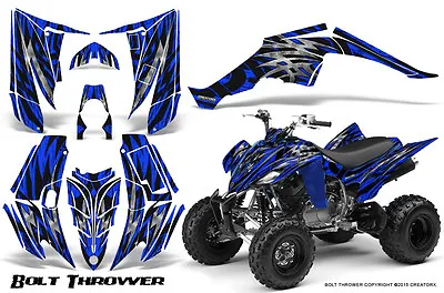 $179.95 • Buy Yamaha Raptor 350 Graphics Kit Creatorx Decals Stickers Bolt Thrower Blue
