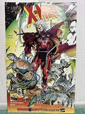 X-Men Marvel Comics Promo Poster 1991  Rare. Chris Claremont/Jim Lee. • $12.99