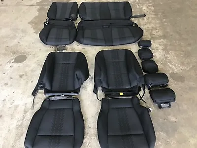 2018 Ford F150 Super Crew Factory Oem Original Cloth Seat Covers Ebony Black • $199
