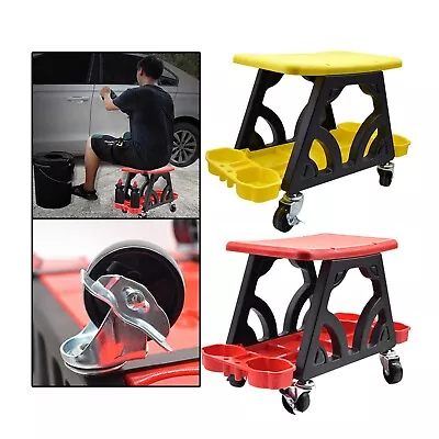 Heavy Duty Car Detailing Stool Chair With Storage Tray Mechanic Stool For Car • $148.95