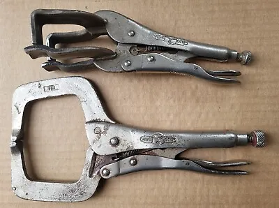 Vise-Grip 9R 11R Locking Clamp Pliers Made In USA Vintage Tools  • $45.75