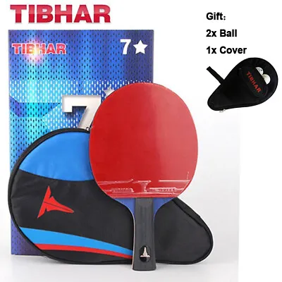 $69.99 • Buy 1Pc TIBHAR Professional 7Star Table Tennis Racket Powerful Ping Pong Rackets Bat