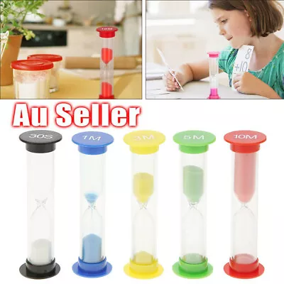 6* Hourglass Sand Timer SET-30Second 1 2 3 5 10Minute Sandtimer Transparent • $12.36